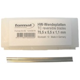 FORUM HW-Wendeplatte für elektrische Handhobel Abmessungen: 82,0 x 5,5 x 1,1 mm