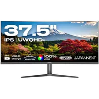 JAPANNEXT UWQHD+ Curved Monitor 37,5"