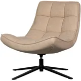 Woood Drehsessel Maudi Webstoff 74 x 84 x 86 cm Beige