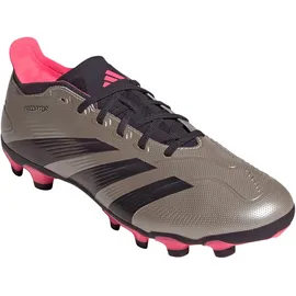adidas Predator League MG Platinum Metallic / Aurora Black / Turbo 42 2/3