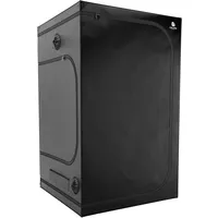 Caluma Growzelt 120×120×200 cm – stabiles Indoor-Zelt, Growbox für Pflanzenanbau, lichtdicht, innen hochreflektiv mit Reißverschluss, Bodenwanne & Kabelöffnungen – Caluma Skin 1,2 x 1,2 x 2 m