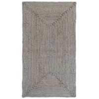 HAMID - Jute Alhambra Teppich Farbe Blau, Jute Teppich 100% Jutefaserteppich, Handgeflochten, Naturfaser de Jute, Teppiche für Wohnzimmer, Esszimmer, Schlafzimmer, Korridore (120x170cm)