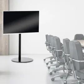 CLP TV Standfuß rund/schwarz-matt