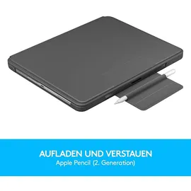 Logitech Slim Folio Pro Tastatur und Schutzhülle für iPad Pro 11" schwarz