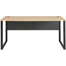 Innostyle Schreibtisch Memphis Artisan Eiche / Schwarz