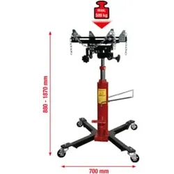 KS Tools Hydraulik-Getriebeheber mit Tisch,500kg