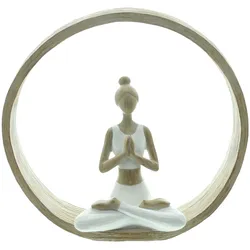Dekoring Meditation Deko Ring Dekoration Figur Ostern Frühling Osterdeko