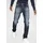 H.I.S. H.I.S Straight-Jeans »DIX« gerade Beinform, niedrige Leibhöhe, Used-Waschung Gr. 40, Länge 36, blau Herren, Straight Fit Jeans