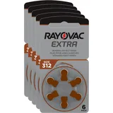 30 x Rayovac Extra Advanced Hörgerätebatterien 312 312AU-6XEMF 5x6er Blister