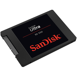 SanDisk Ultra 3D Festplatte, 2 TB SSD SATA 6 Gbps, 2,5 Zoll, intern