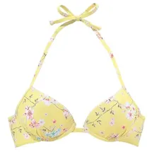 SUNSEEKER Push-Up-Bikini-Top Ditsy Gelb 36 Cup B