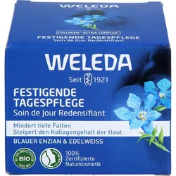 Weleda festigende Tagespflege blauer Enz.&Edelwei. 40 ml