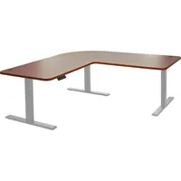 MCW Eck-Schreibtisch MCW-D40, Bürotisch Computertisch elektrisch höhenverstellbar 178x178cm 84kg