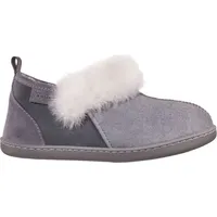 Vanuba Karayaka Lammfell Hausschuhe Damen Schuhe - Badelatschen Damen Hausschuhe - Leder Wolle Pantoffeln Damen - Bequeme Schuhe Damen Lammfell-Hau... - Grau - 39