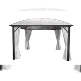 LECO Gartenpavillon mit Stegplatten 3,65x3,65 m, (L x B x H)