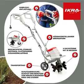 IKRA IET 1030 Elektro Motorhacke 1,1 kW 30 cm Arbeitsbreite
