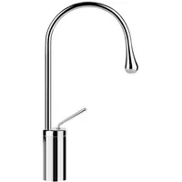 GESSI Goccia Waschtisch-Einhebelmischer Radius 90mm, Drehwinkel personalisierbar, - schwarz