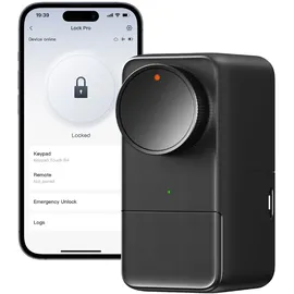 SwitchBot Smart Lock Pro elektronisches Türschloss schwarz