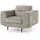 beautysofa SESSEL Venezia mit Metallbeinen, beige, 112 cm