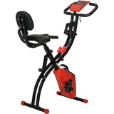 Homcom Heimtrainer mit LCD Display rot