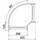 OBO Bettermann Bogen 90 Grad RB 90 630 FS