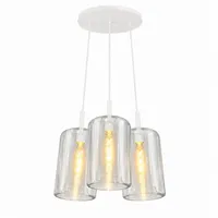 s.luce Cruet 3-flg. 3x17 30 cm Rund/Weiß/Glas