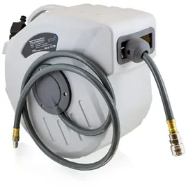 BITUXX Druckluft Schlauchtrommel Automatik Druckluft Schlauchaufroller 1/4' Zoll Anschluss Automatik Schlauchaufroller für Wandmontage 15m / 15 Meter)