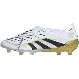 adidas Predator Elite Fold-Over Tongue FG Herren Cloud White/Core Black/Gold Metallic 48