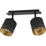 EGLO Esteperra 2 E27 schwarz-gold