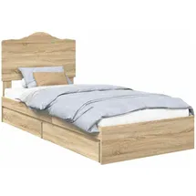 vidaXL Sonoma-Eiche 100 x 200 cm Brown