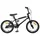 vidaXL BMX Rad 18 Zoll RH 0 cm Schwarz