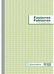 Exacompta Rechnungsbuch DIN A4 53284X Niederländischer und französischer Text Doppelt 5 Stück