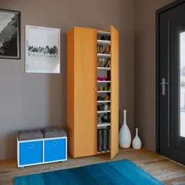 VCM Vandol I 39 x 180 x 39 cm braun / buche