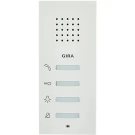 Gira Wohnungsstation AP E22 1250 03 Reinweiß glänzend
