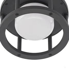 LUCANDE Deckenlampe Berenike Aluminium Ø 17 cm 1-flammig GX53 grau