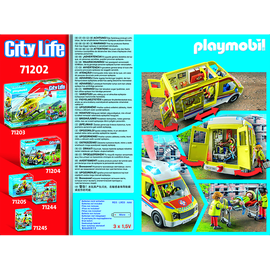 Playmobil City Life - Rettungswagen mit Licht und Sound