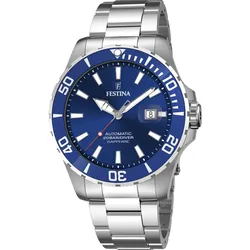 Festina Automatik Herren Automatik F20531/3 - blau,silber - 44.0mm