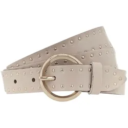 Vanzetti Nietengürtel Leder cream 100 cm