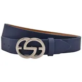 AnnaMatoni Damengürtel Leder blau 95