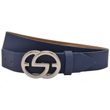 AnnaMatoni Damengürtel Leder blau 95