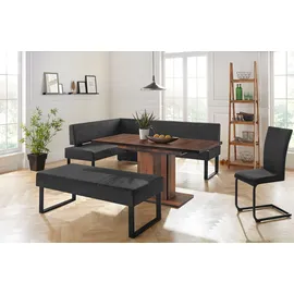 Home Affaire Sitzbank »Oliver«, Breite 140cm, mit Metallgestell, schwarz