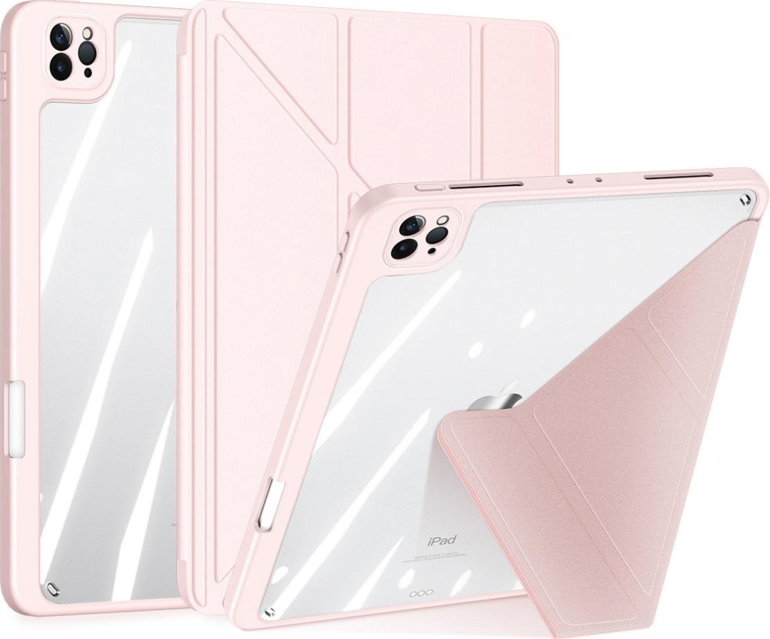 Dux Ducis Magi Series Bookover (iPad Pro 12.9 2021 (5. Gen), iPad Pro 12.9 2020 (4. Gen), iPad Pro 12.9 2018 (3. Gen)), Tablet Hülle, Pink