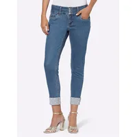 Heine Push-up-Jeans in blue-bleached | Gr.: 42