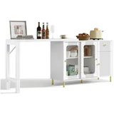 kellany Buffet-Sideboard 116 x 40 x 78,5 cm Weiß