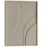 reinders Wandbild 50 x 70 cm Terrace Holz Weiß