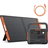 Jackery E1000 v2 Powerstation mit 100W Solarpanel &Auto-Ladekabel 1070Wh LiFePO4