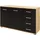 Priess Kombikommode 123 x 71 x 38 cm Schwarz