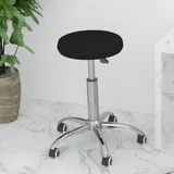 vidaXL Bürostuhl Drehbar Kunstleder Schwarz
