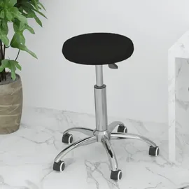 vidaXL Bürostuhl Drehbar Kunstleder Schwarz