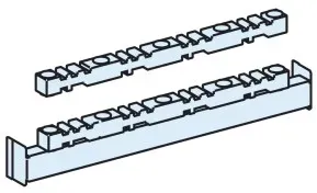 Schneider Electric LVS04694 PrismaSeT-P, Anschlussträger, mit 115mm Abständen